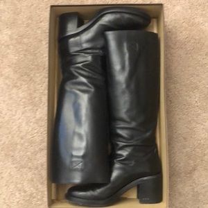 Buttero Black Leather Boots